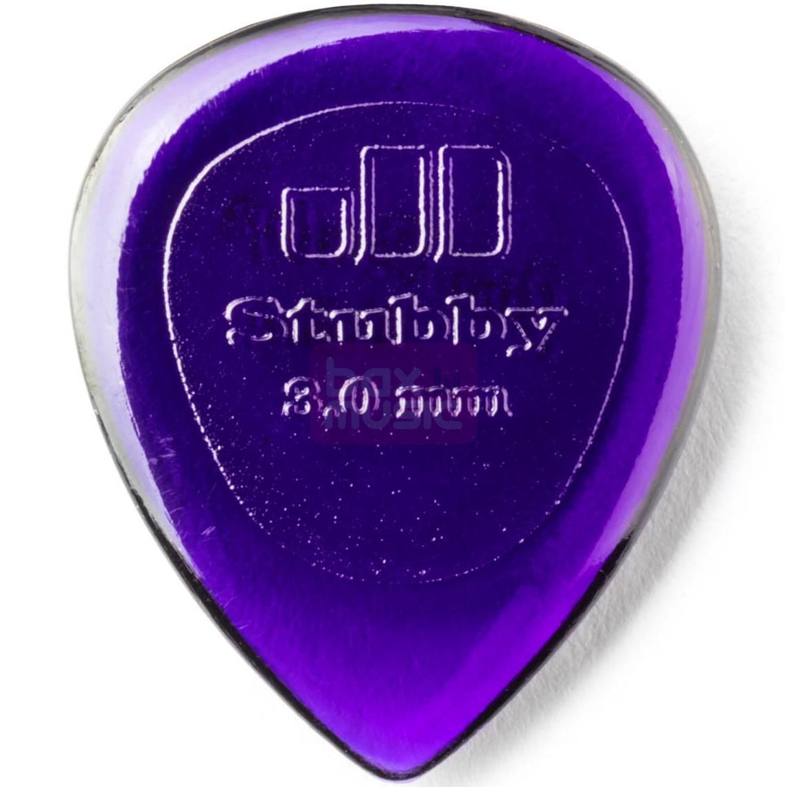 Dunlop Stubby Jazz 3.0mm plectrum paars