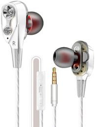 Rovtop Z2 Wired Earphones Oortjes Ecouteur met Microfoon Wit
