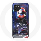 Maniacase Etui voor Samsung Galaxy A03 Formule 1 Pierre Gasly F1 autocoureur rood blauw