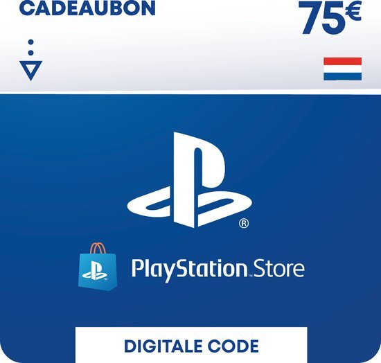 Sony digitaal 75 euro PlayStation Store tegoed - PSN Playstation Network Kaart (NL)