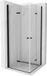 Mexen Lima Duo cabine de douche pliable 90 x 90 cm, transparent, noir