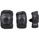 Powerslide Standard Hommes Pack de 3 Protecteur Equipement (S - Noir)