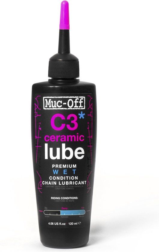Muc-Off C3 Wet Ceramic Kettingolie - 120ml