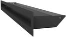 KRATKI ventilatierooster AIR | Warmeluchtrooster 6 x 60 cm | Zwart