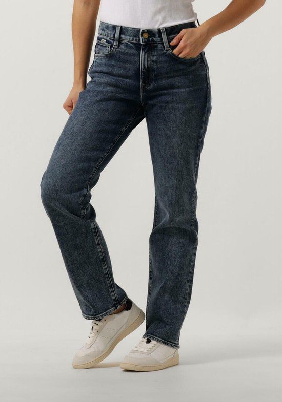 G-Star Raw Strace Straight Wmn Jeans - Blauw - Maat 27/30