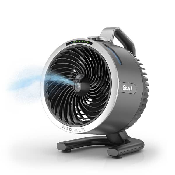 Shark FA050EU Charcoal Household Blade Fan - Floor/Table - 5 Speeds - Battery Powered