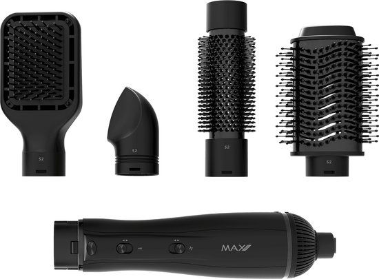 Max Pro Multi Airstyler S2 1200W - Zwart