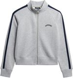 Superdry - Athletic Essentials Logo Trainingsjack - Dames - Glacier Grey Marl