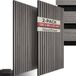 Tectake Panneaux acoustiques - Set de 2 - Chêne Gris clair
