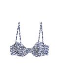 Next Dames Bikinitop Balconette Marine/Wit Gebloemd 75H