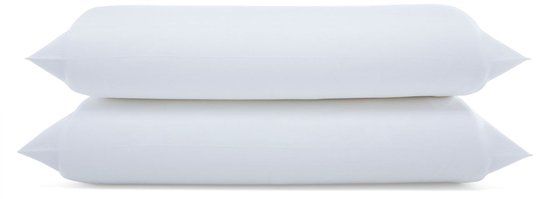 M line Pillow You Pillowcase | 2-Pack | White | Cotton
