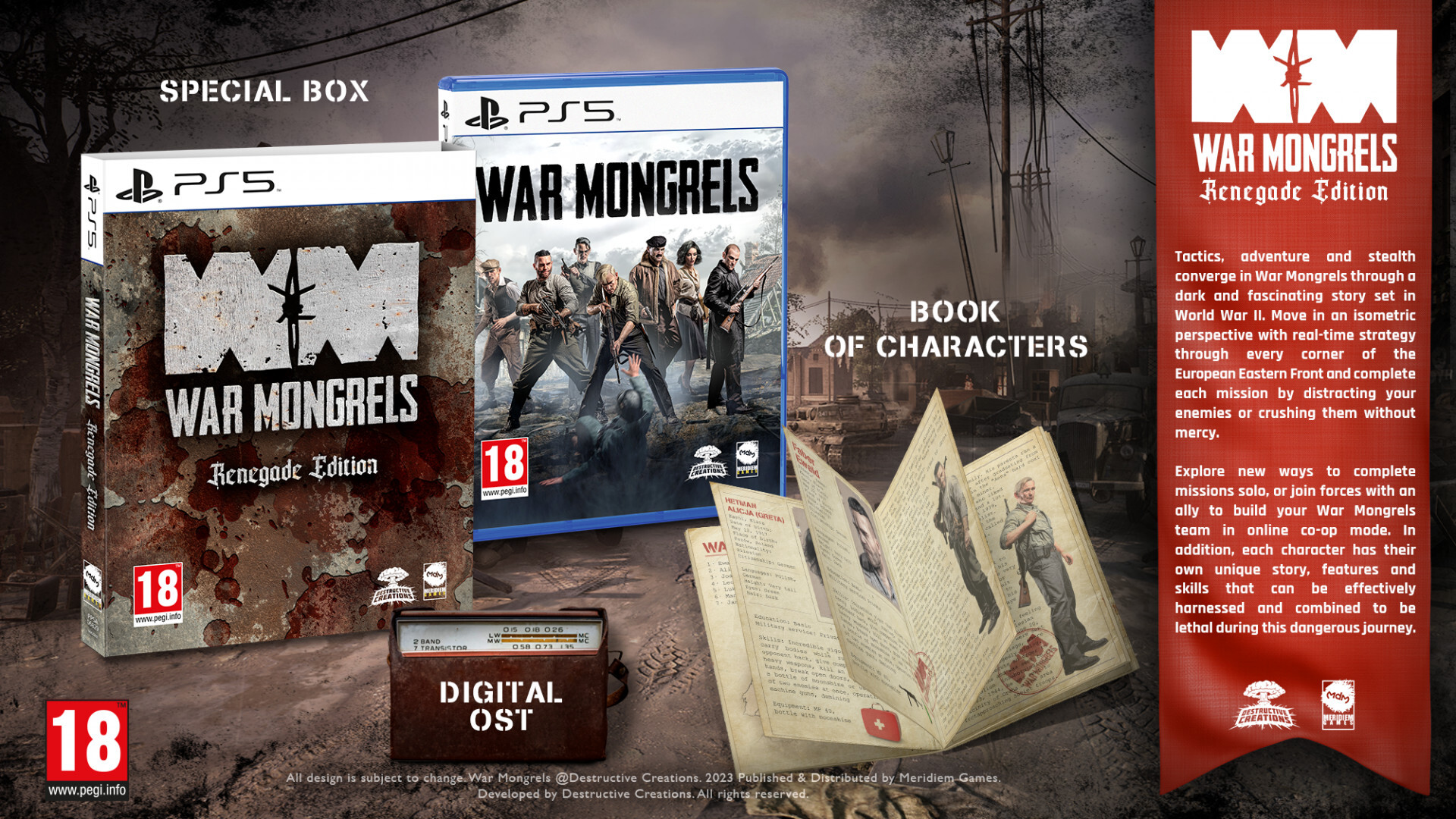 Mindscape War Mongrels Renegade Edition PlayStation 5