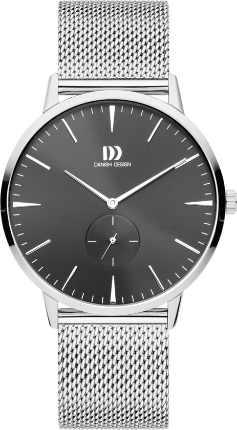 Danish Design IQ63Q1250 horloge heren - zilver - edelstaal PVD grijs