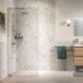 Sealskin Pure Inloopdouche type A3 100×200 cm, 8 mm helder veiligheidsglas met antikalklaag Zilver hoogglans