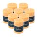 Spaas 8x Rustieke Pillarkaars 70/95 mm 35u, Zandkleur