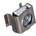 Vis Express - Écrou Acier Zingué Cage Inox C4804b M4 Épaisseur Tôle 1.7 à 2.5 - 500 Pièces