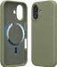 kwmobile telefoonhoesje geschikt voor Apple iPhone 17 - Hoesje met magneet compatibel met MagSafe - Smartphone case in grijsgroen