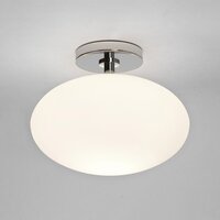 Astro Zeppo plafondlamp exclusief E27 chroom 30cm IP44 staal A 0830