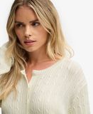 Superdry Cardigan Torsadé Décontracté Blanc Taille : 34