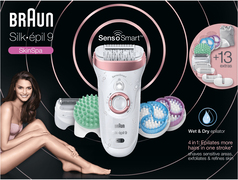 Braun Silk-épil 9 9/990 SkinSpa SensoSmart Epilator Roze Goud Met 13 Extra’s