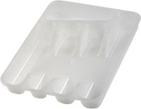 Keeeper Bestekbak Gesloten 5 Vaks 33x26x5 Pablo Transparant