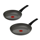 Tefal Renewal 2-delige keramische koekenpannen 24/28 cm - inductie