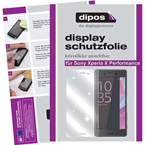 dipos I 2X beschermfolie helder compatibel met Sony Xperia X Performance folie displaybeschermfolie