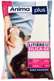 Anima Plus Litière pour chat en gel de silice, Contrôle des odeurs, Super absorbante, Sans poussière – 5 L