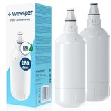 Wessper waterfilter voor koelkast, waterfilterpatronen compatibel met Liebherr koelkast, vervanging voor filter 7440002 7440000, actieve koolfilter "BPA FREE" - 2 stuks