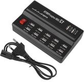 Merkloos / Sans marque Memory Online Limited B.V. 12 poorten USB-laadstation voor snel en veilig opladen - 5V 10A - USB-stekkerdoos (220V-EU)