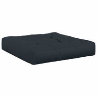 vidaXL Zitkussen VIANEN 100% Polyester Bleu foncé