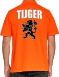 Bellatio Decorations Tijger Holland supporter poloshirt - heren - oranje met leeuw - Nederland fan / EK / WK polo shirt / kleding XXL