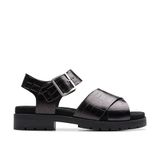 Clarks Sandales cross Orinoco pour femme, Black Interest, 35.5 EU