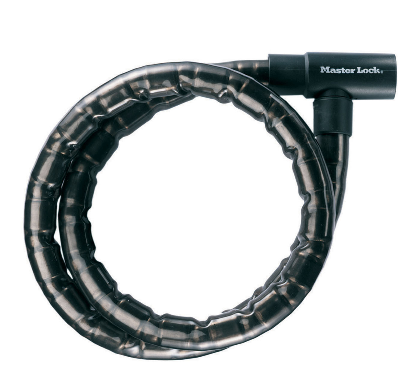 Masterlock Gepantserd kabelslot van 2 m lang met een diameter van 20 mm, met sleutels; zwart