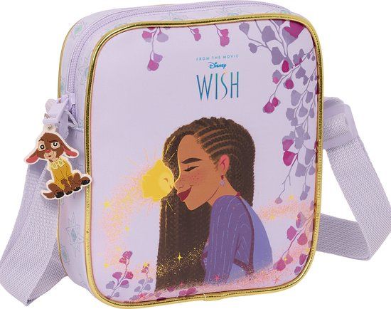 Disney Wish Mini Schoudertas Rosas - Lila - 18x16x4 cm - Polyester