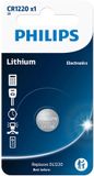 Philips CR1220 Lithium Knoopcelbatterij 3V