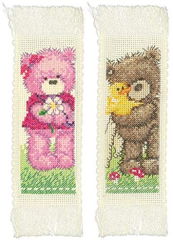 Vervaco PN-0166089 Popcorn Bookmarks Aida Cross Stitch Kit