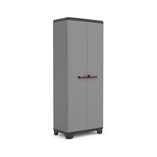 Keter Stilo Multipurpose Opbergkast - 173cm - Grijs/Zwart
