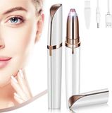 Sans marque Épilateur facial - Mini tondeuse - Blanc