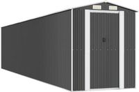 vidaXL Tuinschuur - Antraciet - 192x938x223 cm - Verzinkt Staal