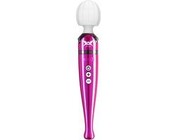 Pixey DeLuxe - Pink Chrome Edition - Oplaadbare Wand Vibrator