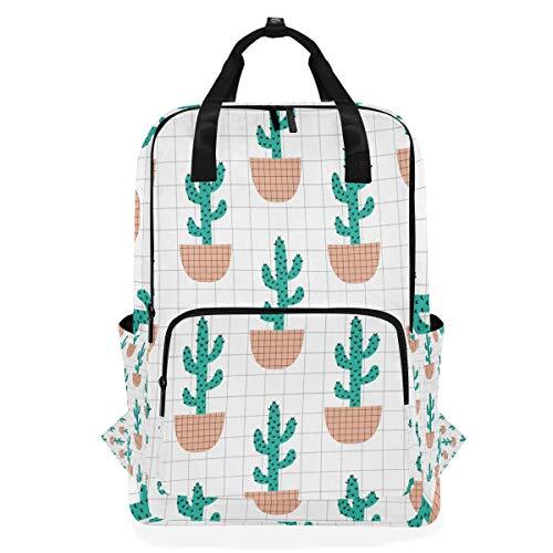 MONTOJ Reizen Rugzak Ins Stijl Cactus Patroon School Rugzak