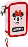 Disney Minnie Mouse Gevuld etui, Me Time - 28 stuks - Polyester - Roze