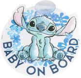 Tataway Baby On Board Stitch - Autobord met zuignap - Schattig Disney-ontwerp - Veiligheid voor je kind