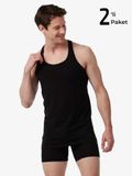 Blackspade Onderhemd zwart
