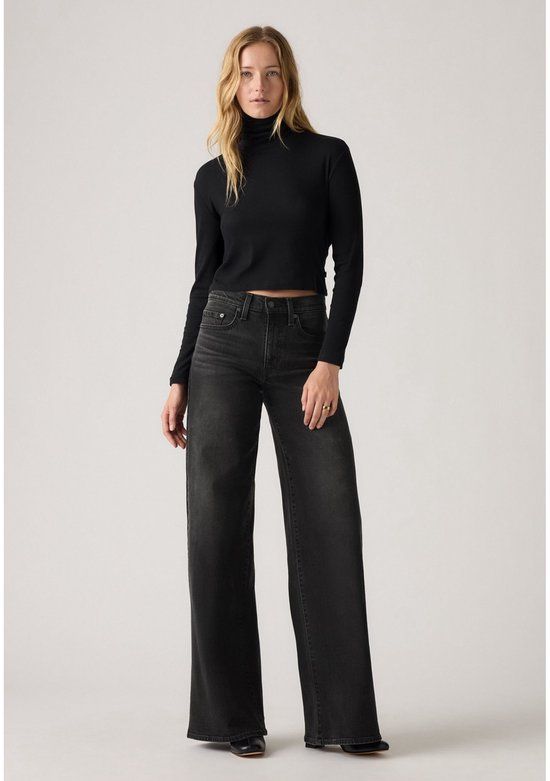 Levi's Jeans 728 met wijde pijpen en hoge taille