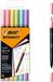 BIC Intensity Dual Tip Viltstiften - Pastel Kleurstiften - 6 stuks