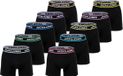 JACK & JONES Boxershorts aqua / roestbruin / abrikoos / rood / zwart