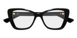 Gucci GG1977O Lunettes œil de chat pour femme 52mm Noir
