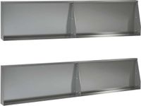 vidaXL Keermuur - 4 stuks - 100 x 12 x 50 cm - Verzinkt staal